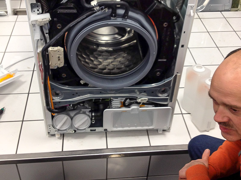 Innenleben Waschmaschine
